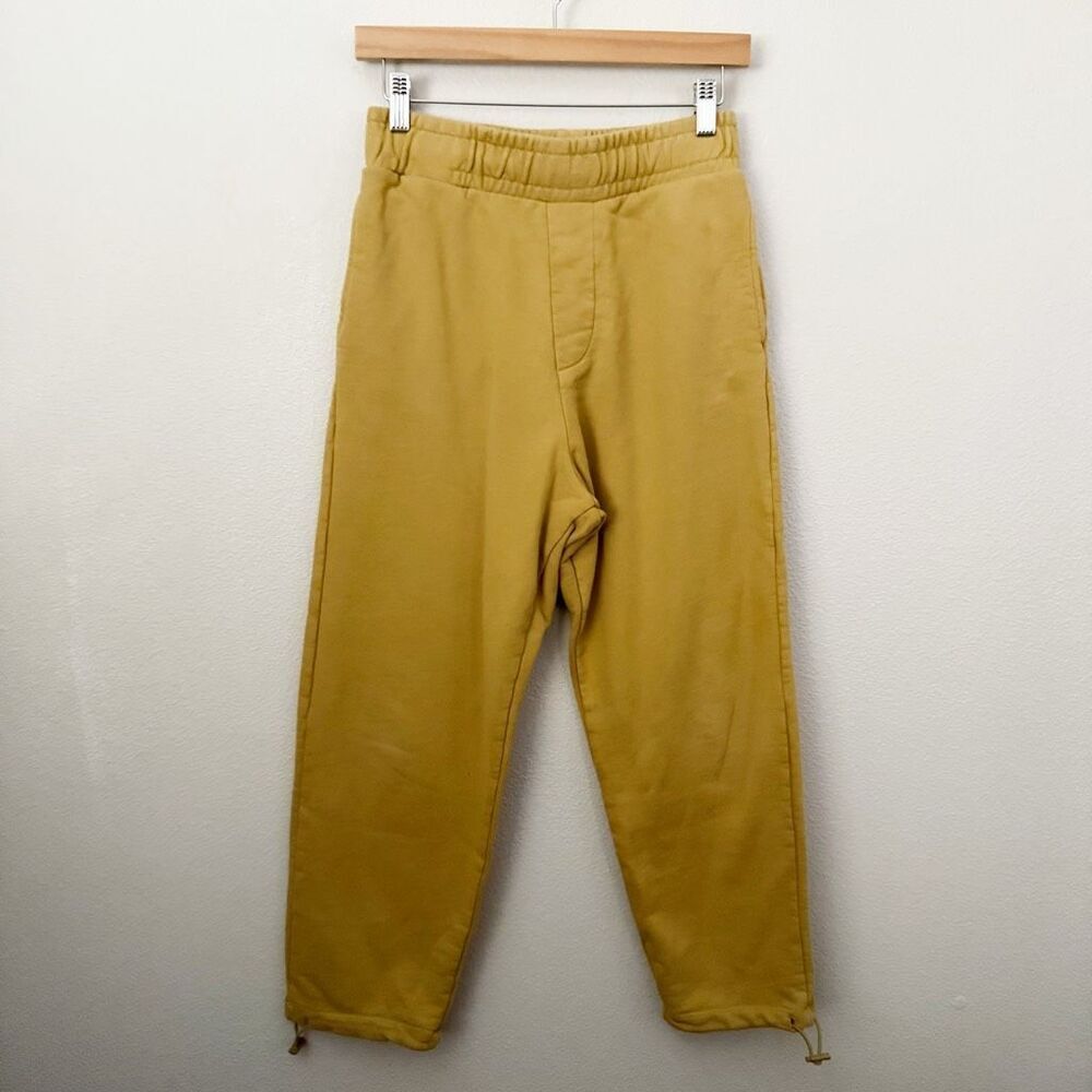 ZARA | Yellow Joggers Sweatpants‎ Pants Sweats Drawstring Ankle | Size Small